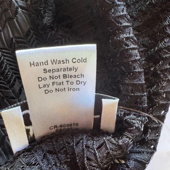 Jordan Taylor Black Mesh Chevron V-neck Swim Beach Coverup Bell sleeves - Picture 13 of 13